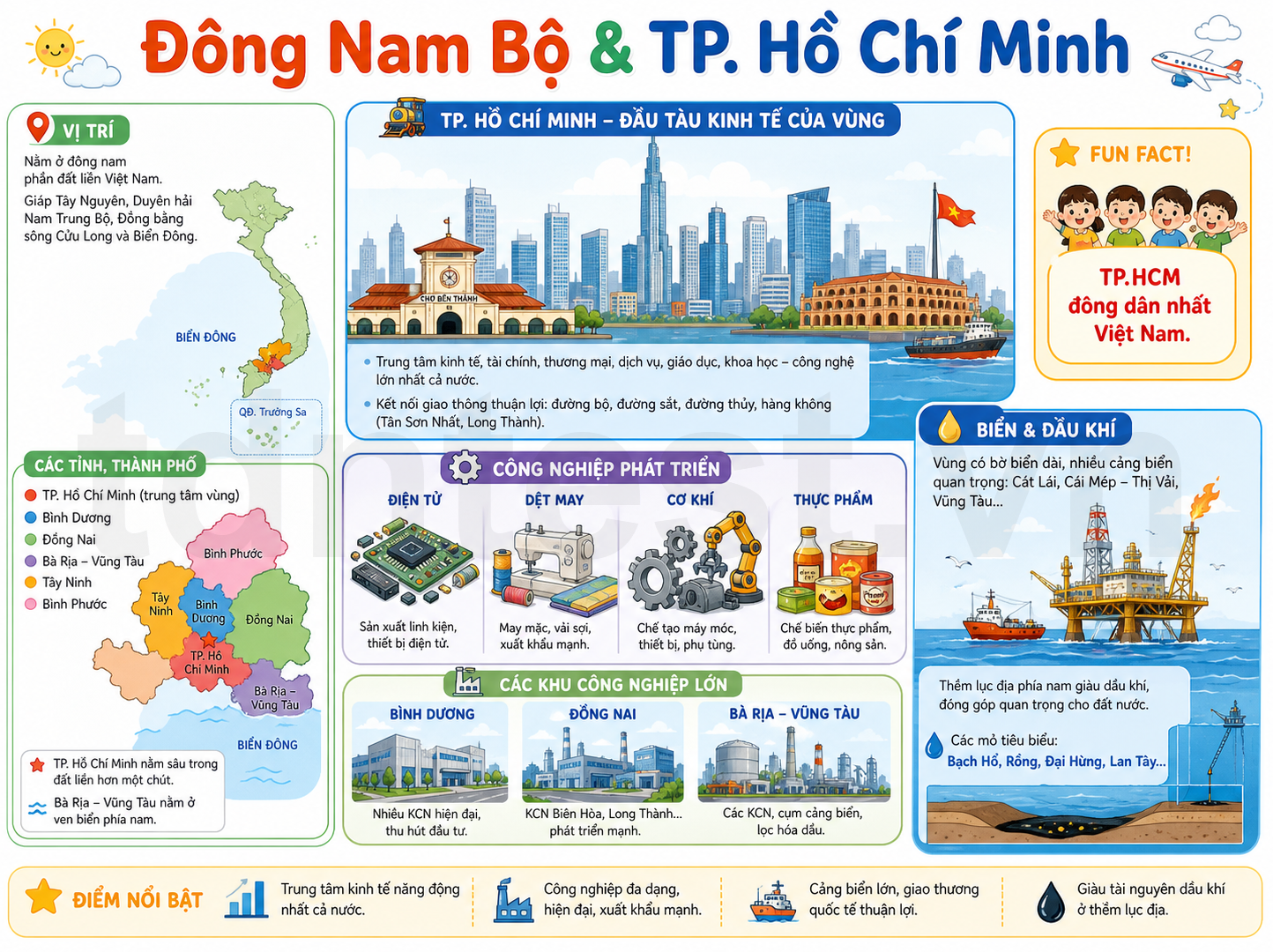 Đông Nam Bộ & TP. Hồ Chí Minh