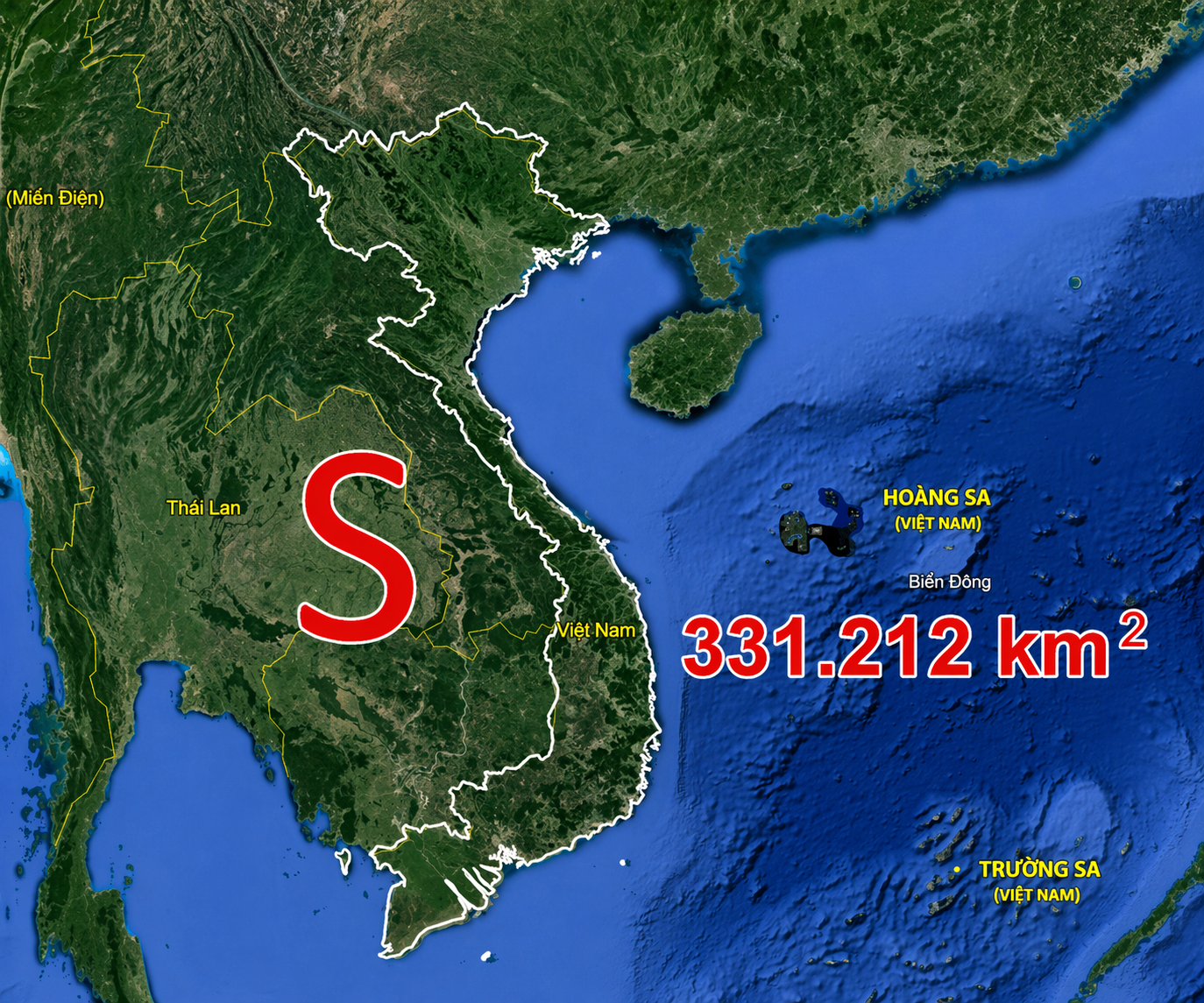 Diện tích Việt Nam