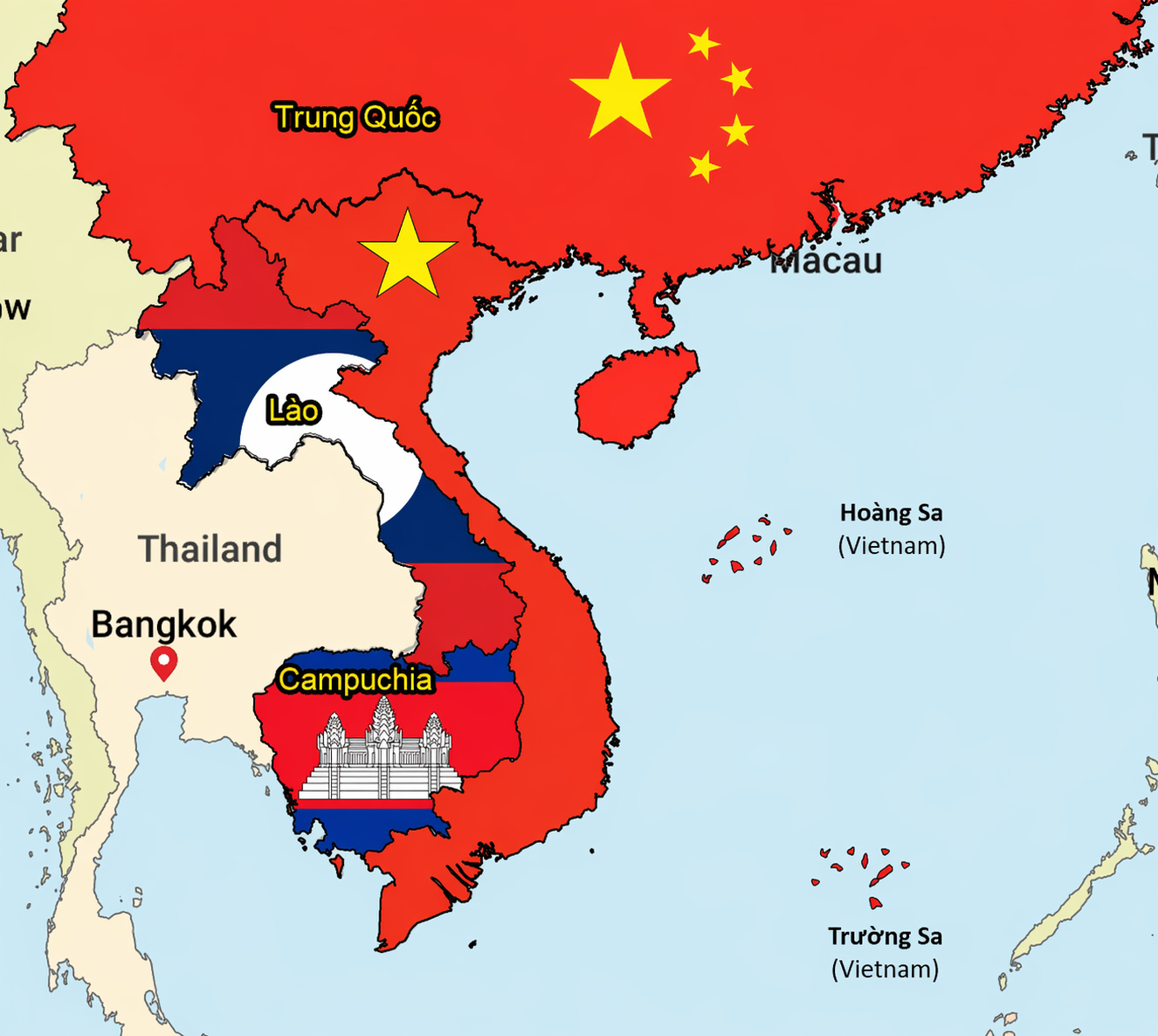 Các nước láng giềng
