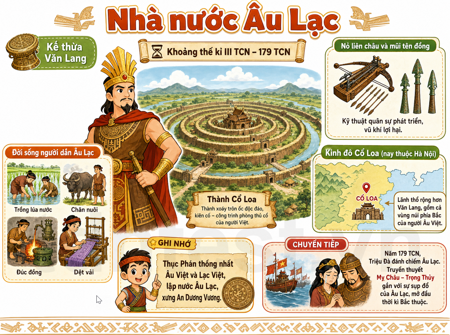 Hình ảnh minh họa Nhà nước Âu Lạc