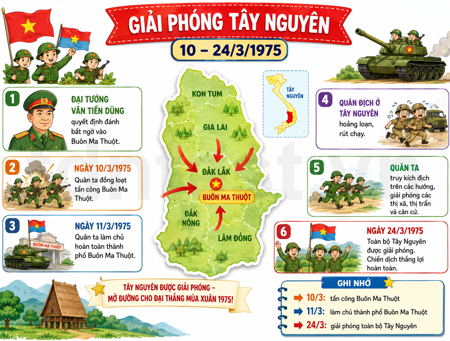 Hình ảnh minh họa Giải phóng Tây Nguyên
