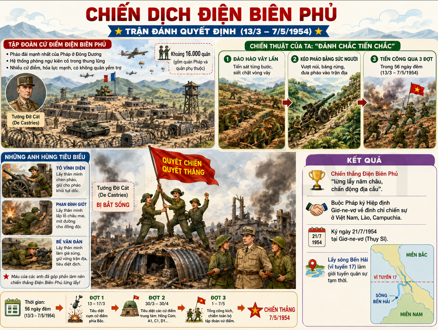 Hình ảnh minh họa Chiến dịch Điện Biên Phủ — Trận đánh quyết định