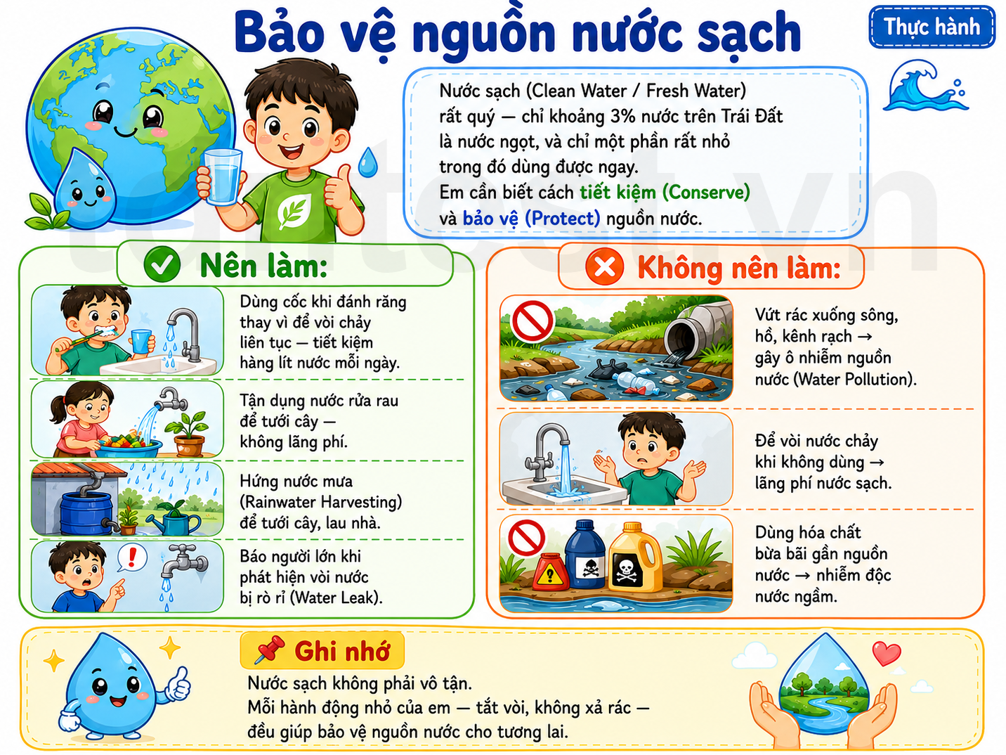 Hình ảnh minh họa bảo vệ nguồn nước