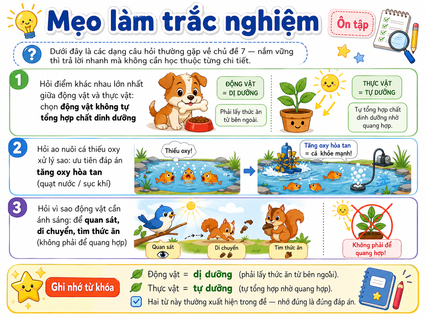 Mẹo làm trắc nghiệm