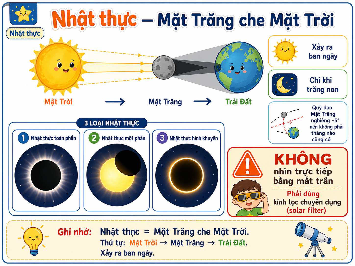 Hình ảnh minh họa Nhật thực — Mặt Trăng che Mặt Trời
