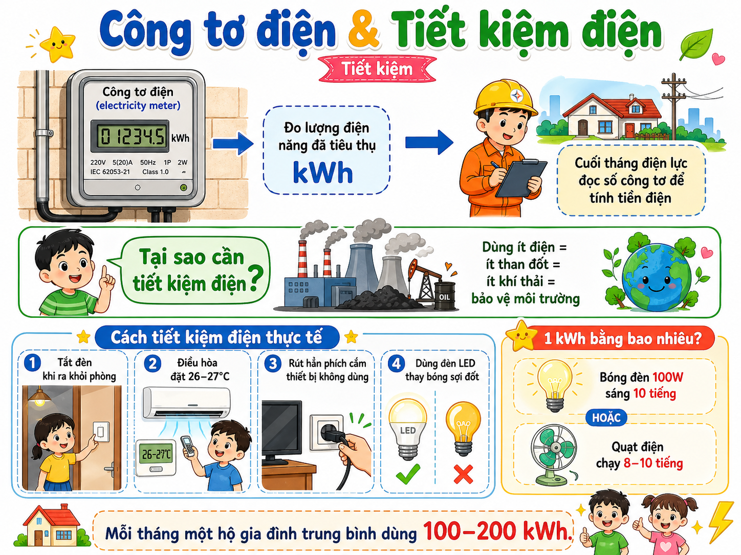 Hình ảnh minh họa tiết kiệm điện