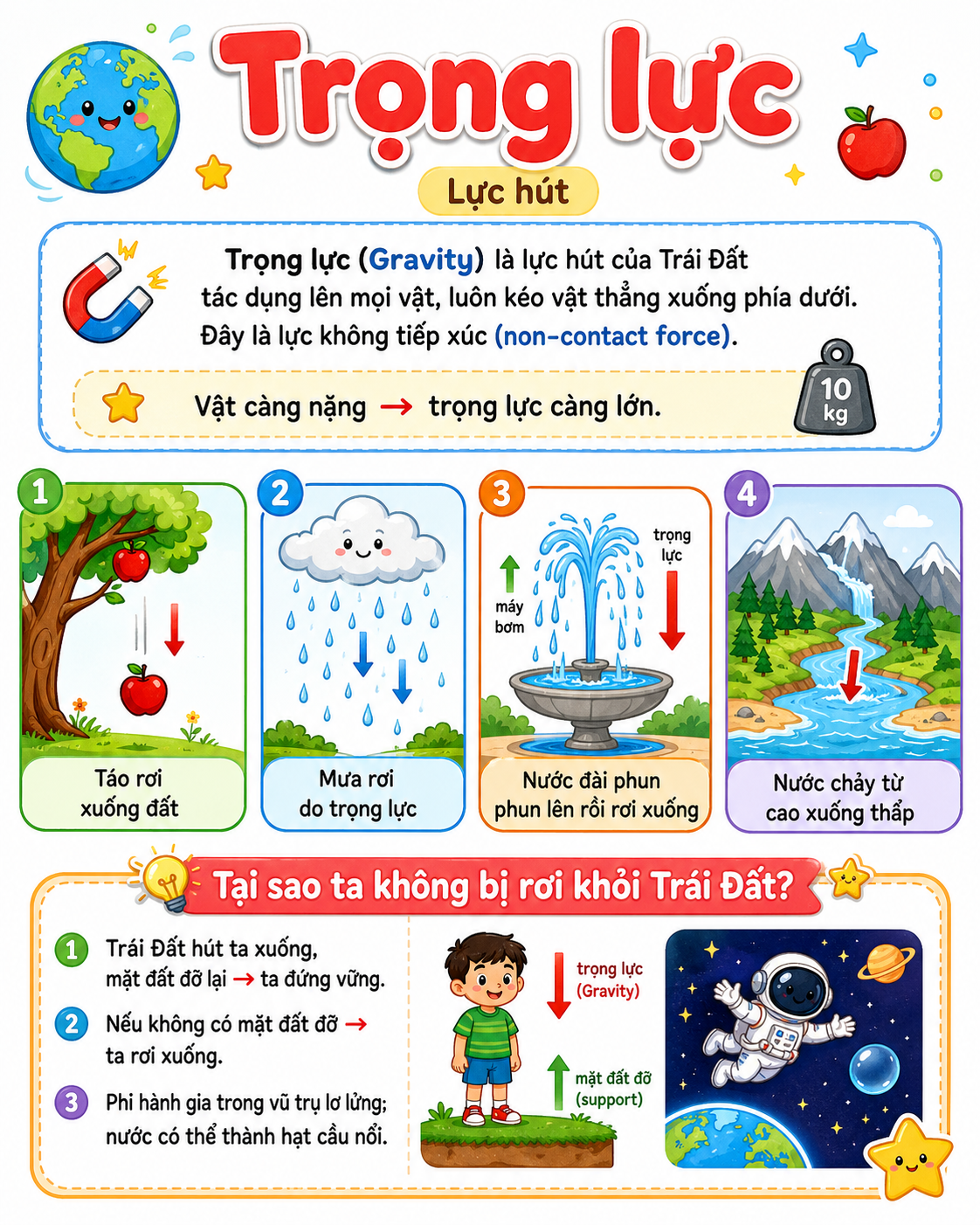 Hình ảnh minh họa trọng lực