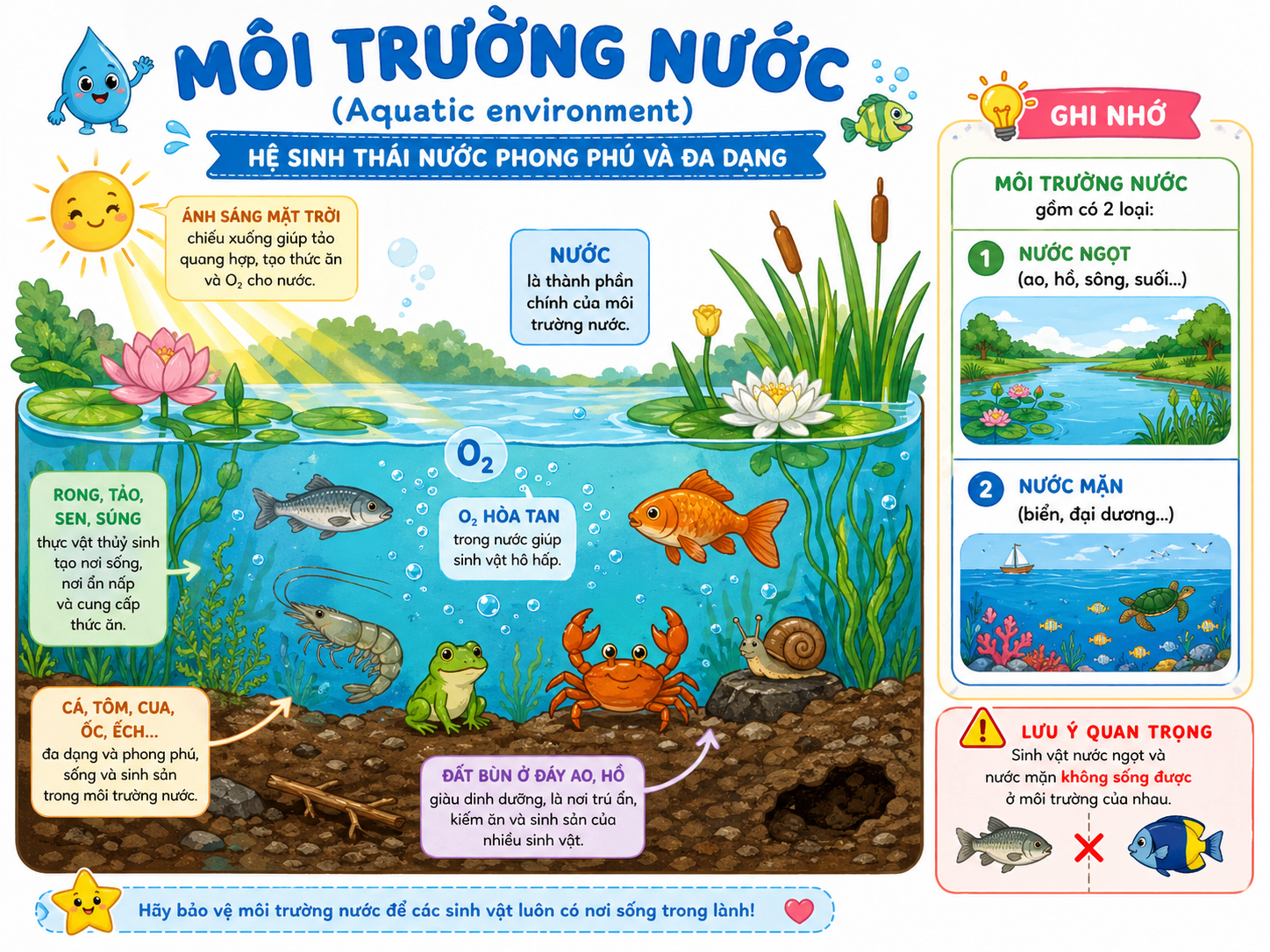 Hình ảnh minh họa môi trường nước