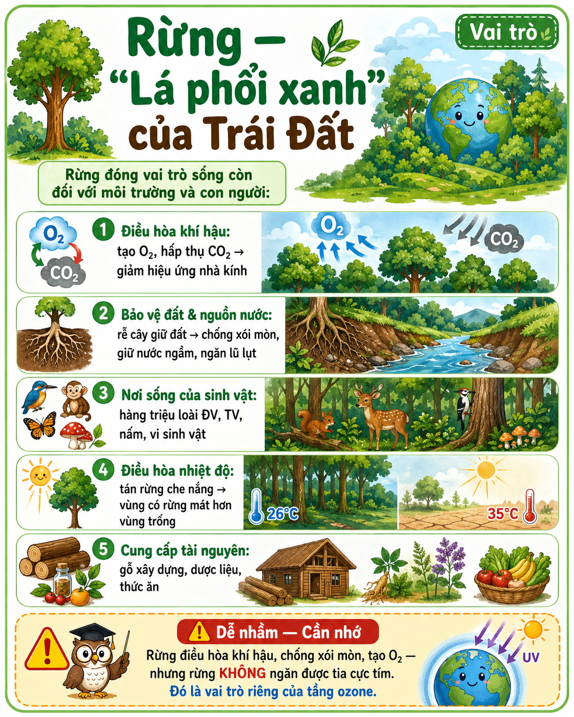 Hình ảnh minh họa rừng là lá phổi xanh