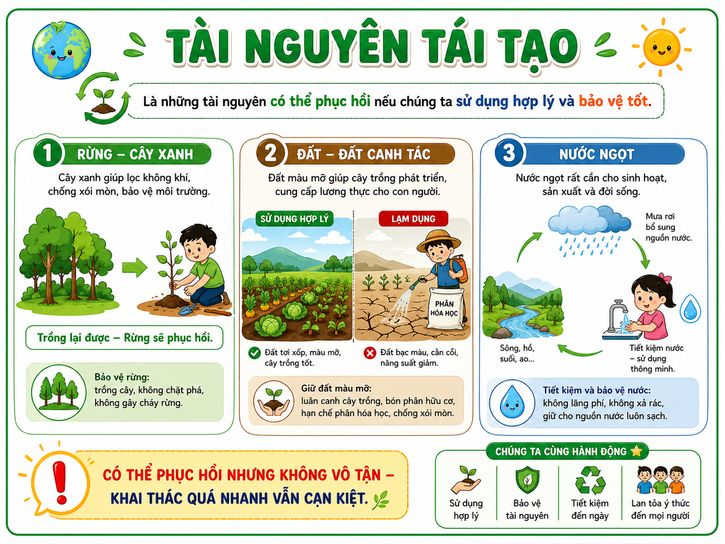 Hình ảnh minh họa tài nguyên tái tạo